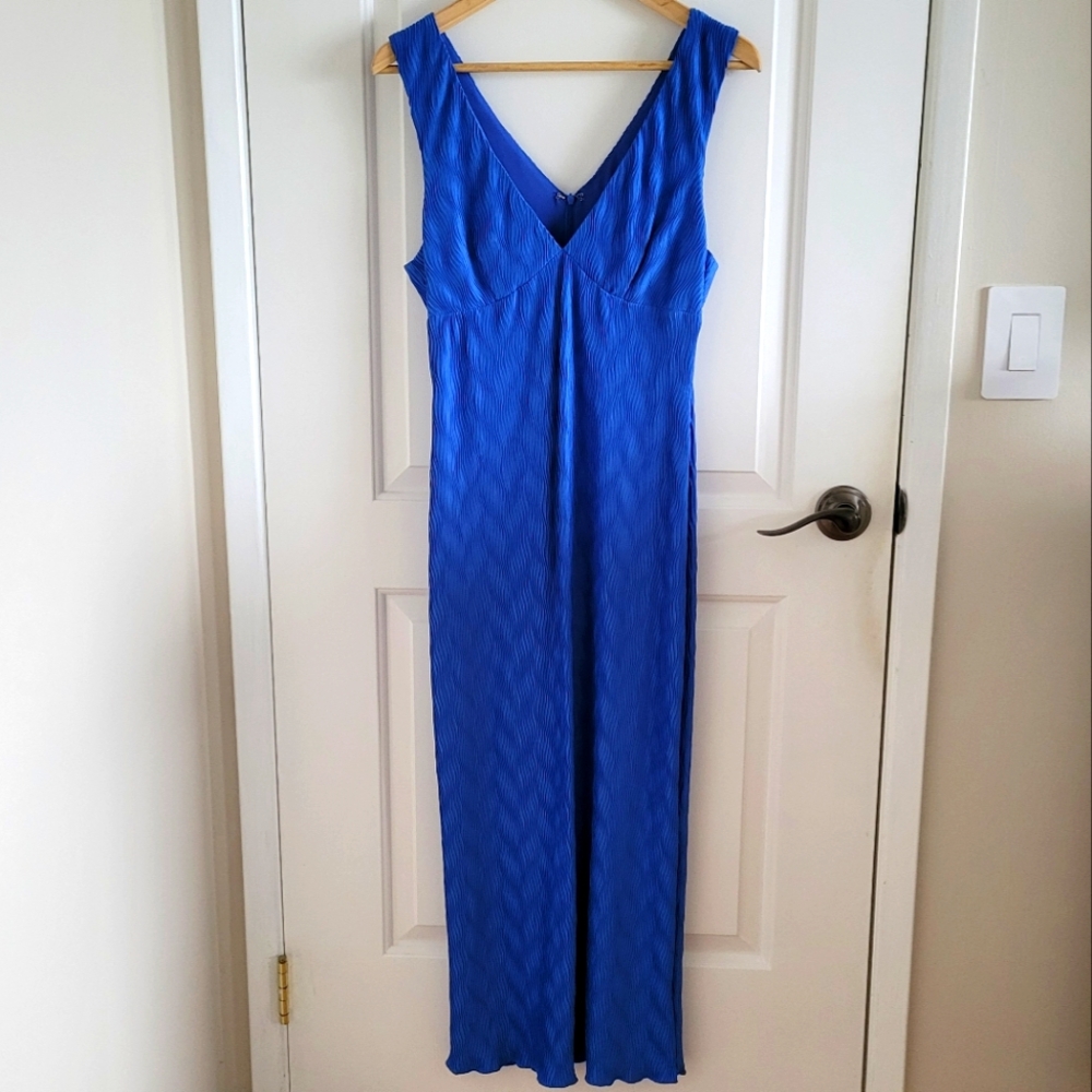 Le Lis Collection from VICI Trianna Textured Blue Dress Size Medium